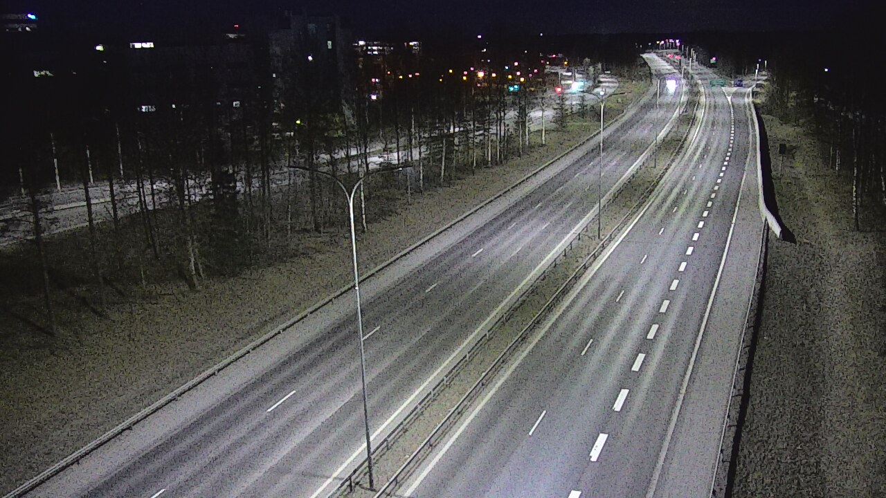 Weather Camera Image Väg 4 Uleåborg, Kontinkangas, Oulu, Pohjois-Pohjanmaa