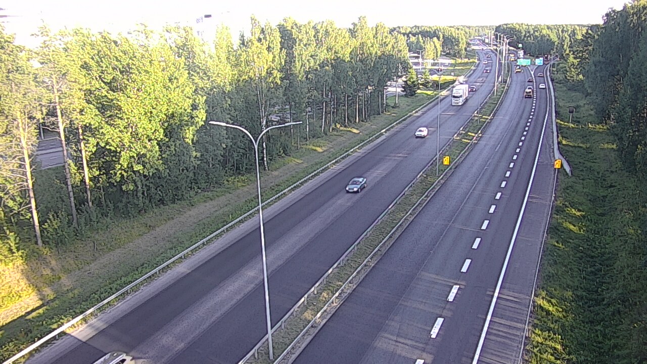 Kelikamerat Kuva Tie 4 Oulu, Kontinkangas, Oulu, Pohjois-Pohjanmaa