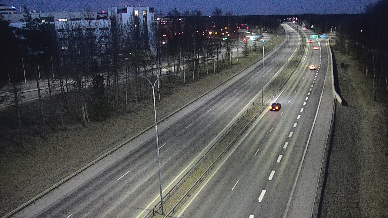 Weather Camera Image Väg 4 Uleåborg, Kontinkangas, Oulu, Pohjois-Pohjanmaa