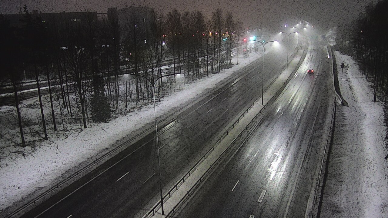 Weather Camera Image Road 4 Oulu, Kontinkangas, Oulu, Pohjois-Pohjanmaa