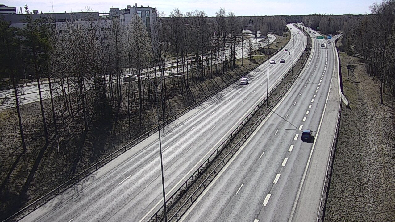 Weather Camera Image Väg 4 Uleåborg, Kontinkangas, Oulu, Pohjois-Pohjanmaa