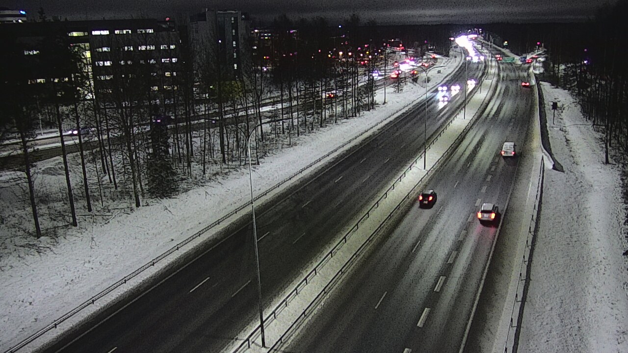 Weather Camera Image Road 4 Oulu, Kontinkangas, Oulu, Pohjois-Pohjanmaa