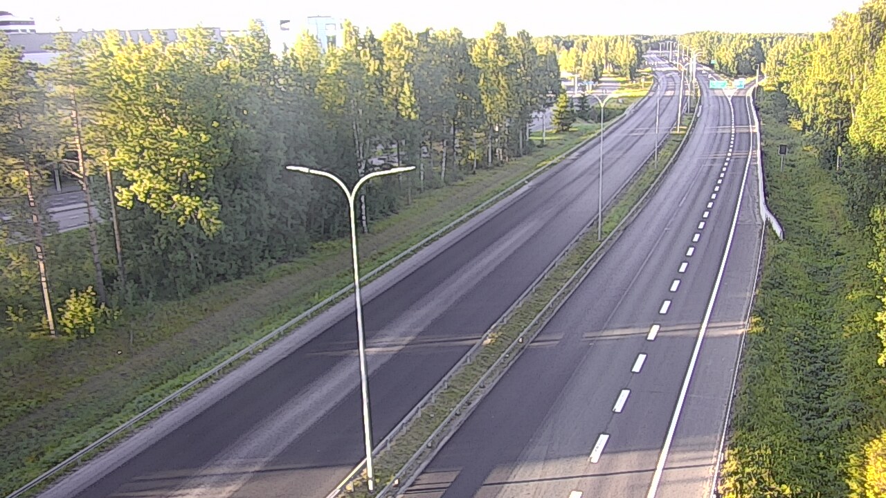 Weather Camera Image Road 4 Oulu, Kontinkangas, Oulu, Pohjois-Pohjanmaa