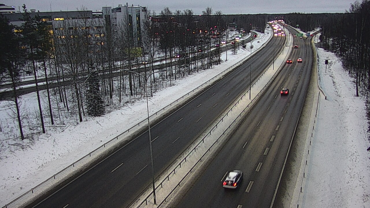 Weather Camera Image Road 4 Oulu, Kontinkangas, Oulu, Pohjois-Pohjanmaa