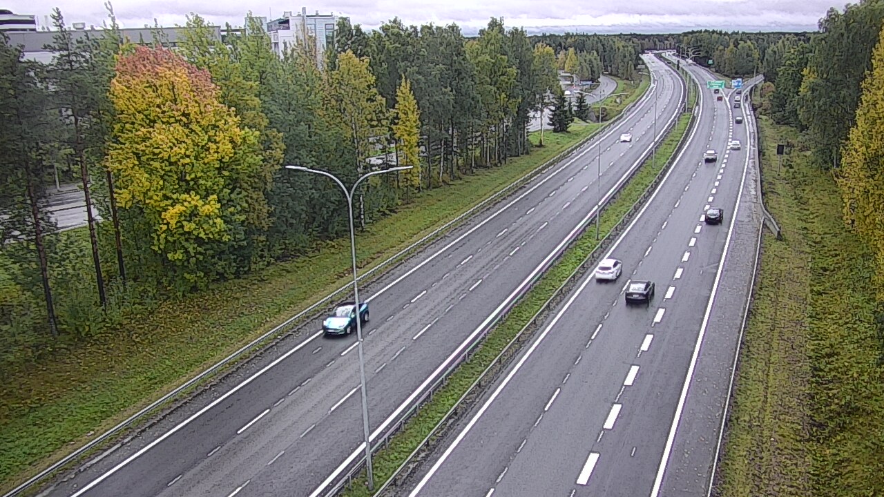 Weather Camera Image Road 4 Oulu, Kontinkangas, Oulu, Pohjois-Pohjanmaa