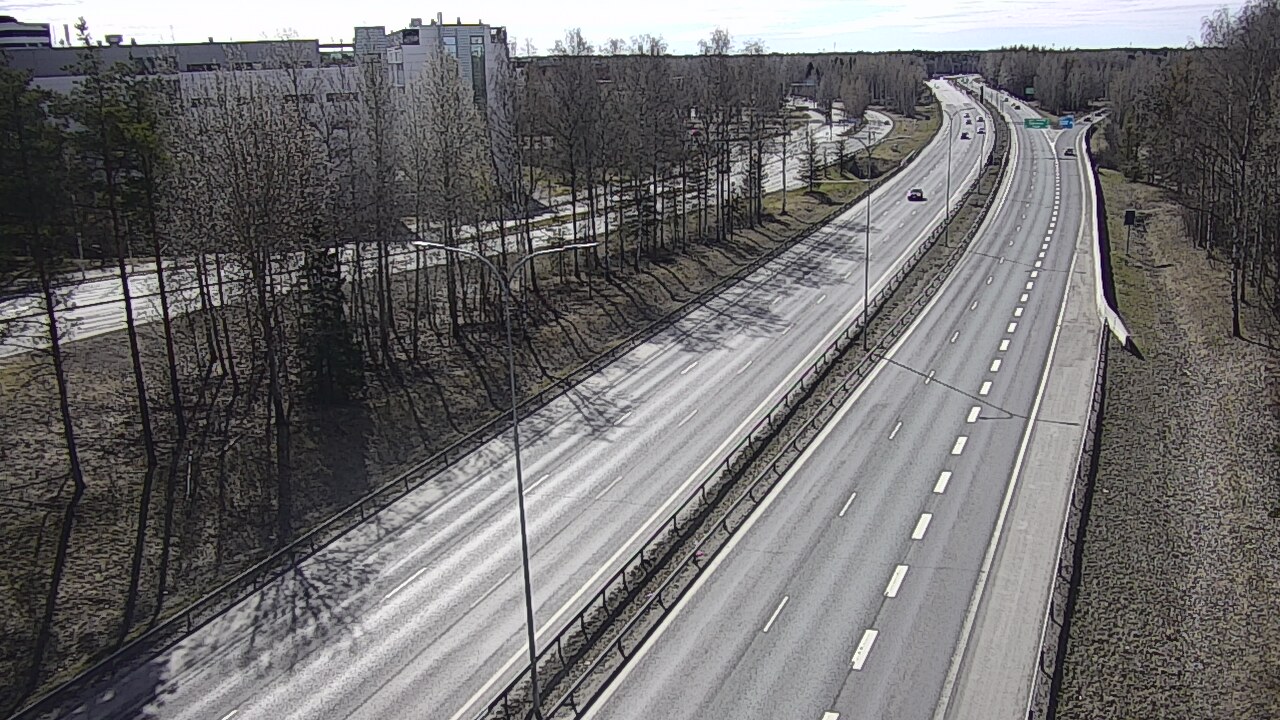 Weather Camera Image Road 4 Oulu, Kontinkangas, Oulu, Pohjois-Pohjanmaa