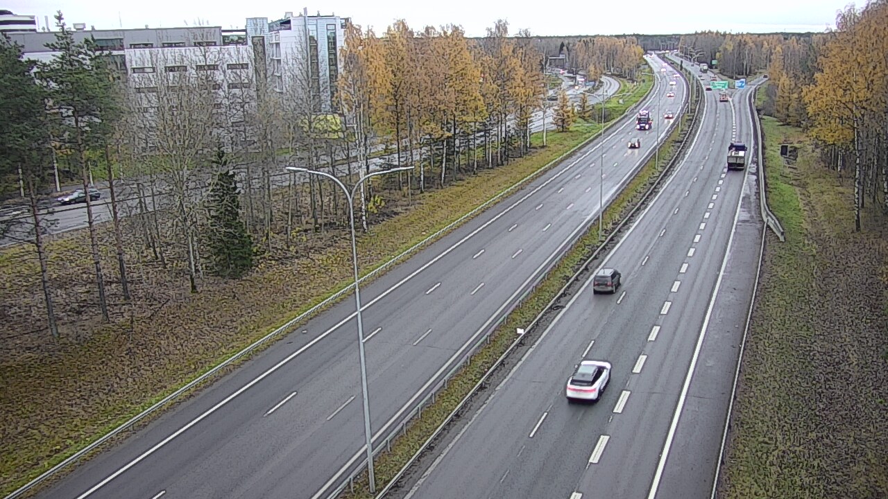 Weather Camera Image Väg 4 Uleåborg, Kontinkangas, Oulu, Pohjois-Pohjanmaa
