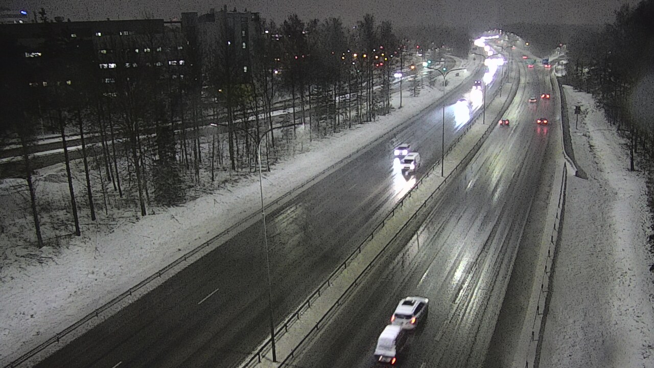 Weather Camera Image Road 4 Oulu, Kontinkangas, Oulu, Pohjois-Pohjanmaa