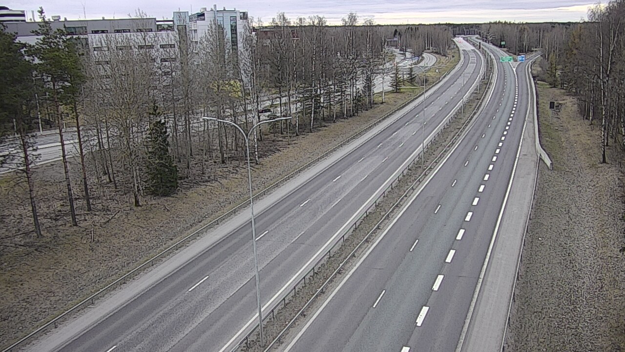 Weather Camera Image Road 4 Oulu, Kontinkangas, Oulu, Pohjois-Pohjanmaa