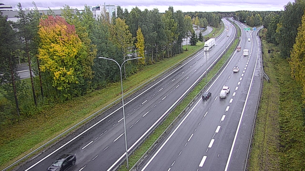Weather Camera Image Road 4 Oulu, Kontinkangas, Oulu, Pohjois-Pohjanmaa