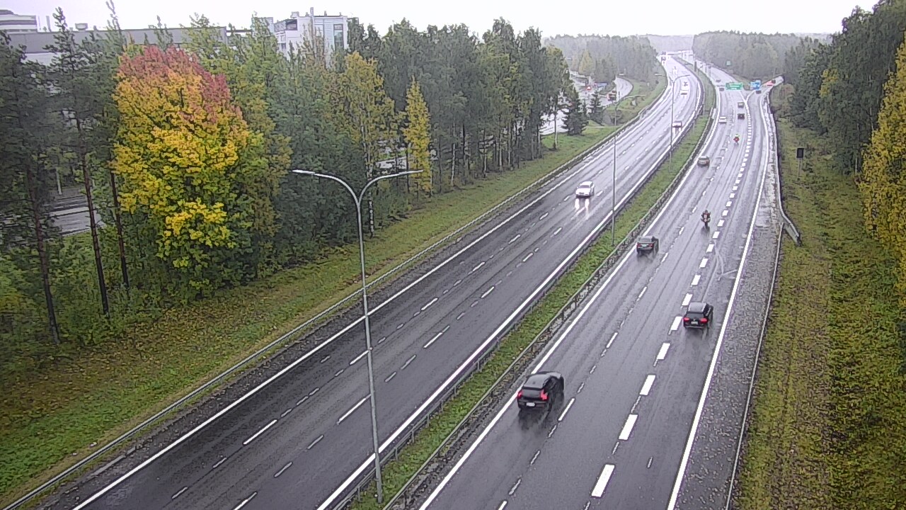 Weather Camera Image Road 4 Oulu, Kontinkangas, Oulu, Pohjois-Pohjanmaa