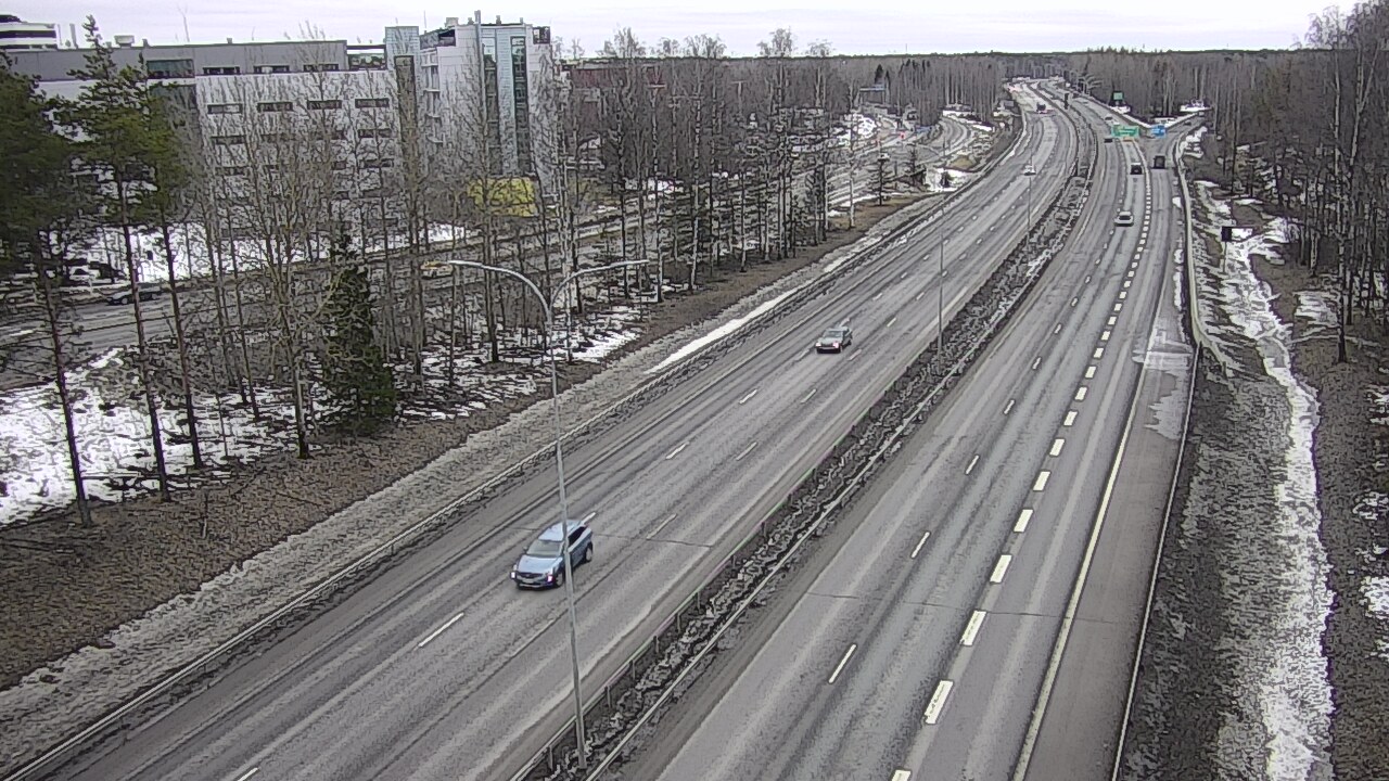 Weather Camera Image Road 4 Oulu, Kontinkangas, Oulu, Pohjois-Pohjanmaa