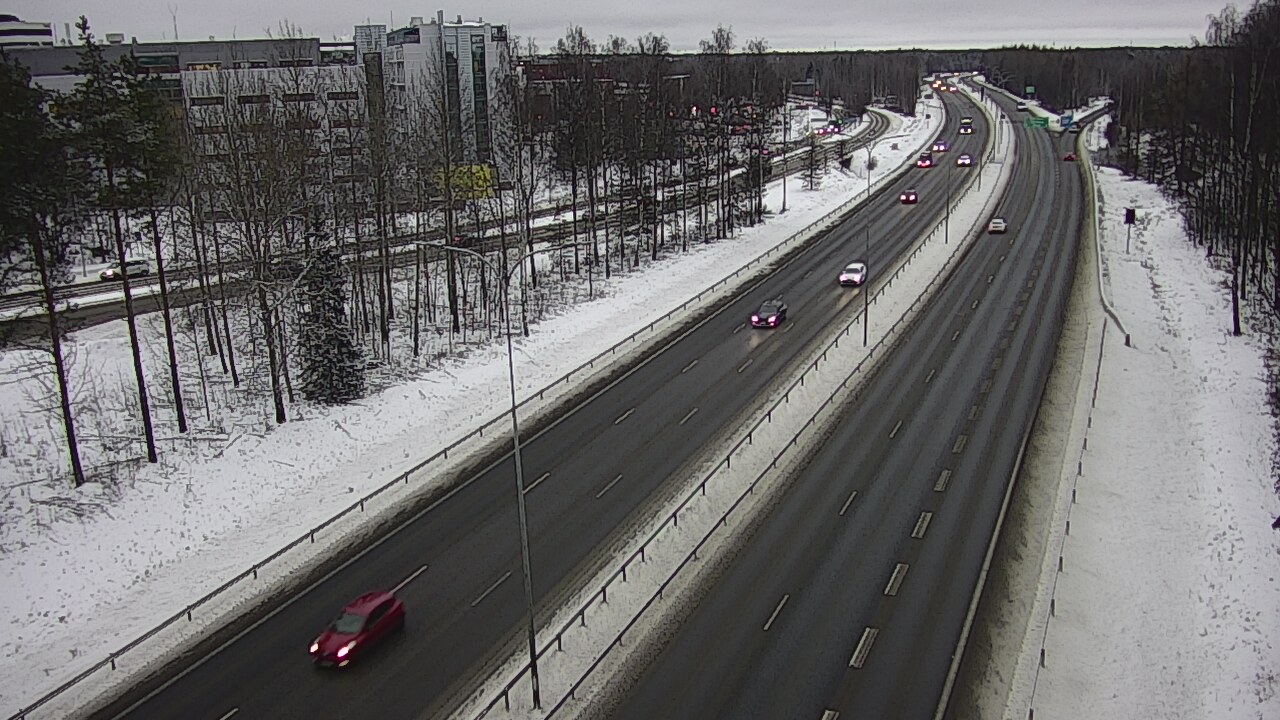 Weather Camera Image Road 4 Oulu, Kontinkangas, Oulu, Pohjois-Pohjanmaa