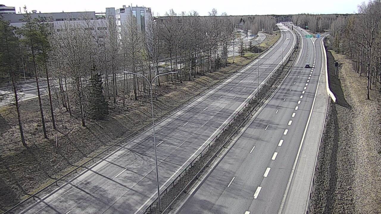 Weather Camera Image Väg 4 Uleåborg, Kontinkangas, Oulu, Pohjois-Pohjanmaa