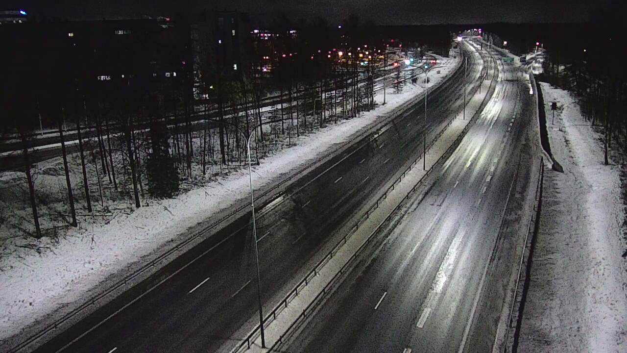 Weather Camera Image Road 4 Oulu, Kontinkangas, Oulu, Pohjois-Pohjanmaa