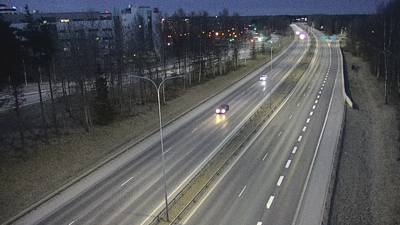 Weather Camera Image Road 4 Oulu, Kontinkangas, Oulu, Pohjois-Pohjanmaa