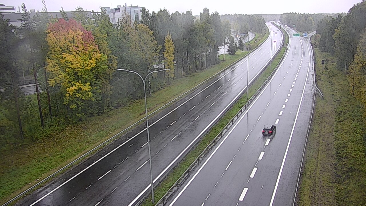 Weather Camera Image Väg 4 Uleåborg, Kontinkangas, Oulu, Pohjois-Pohjanmaa