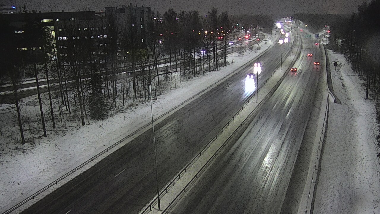 Weather Camera Image Road 4 Oulu, Kontinkangas, Oulu, Pohjois-Pohjanmaa