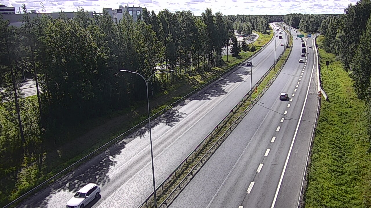 Kelikamerat Kuva Tie 4 Oulu, Kontinkangas, Oulu, Pohjois-Pohjanmaa