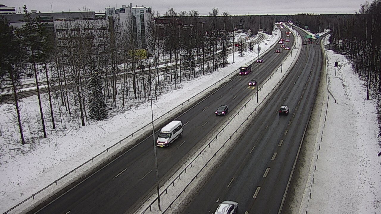 Weather Camera Image Road 4 Oulu, Kontinkangas, Oulu, Pohjois-Pohjanmaa