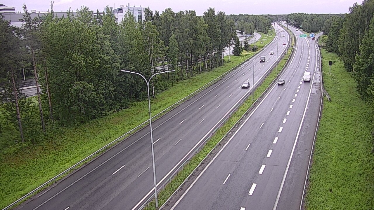 Weather Camera Image Väg 4 Uleåborg, Kontinkangas, Oulu, Pohjois-Pohjanmaa