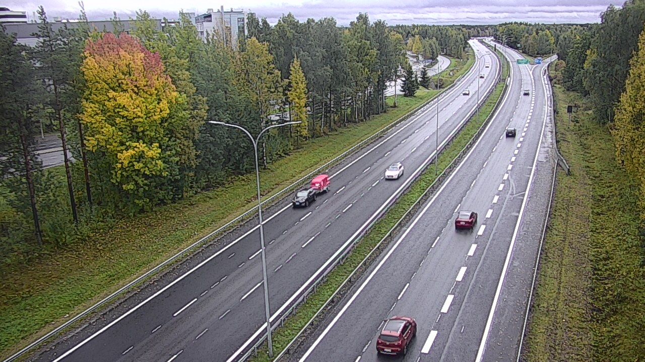 Weather Camera Image Road 4 Oulu, Kontinkangas, Oulu, Pohjois-Pohjanmaa
