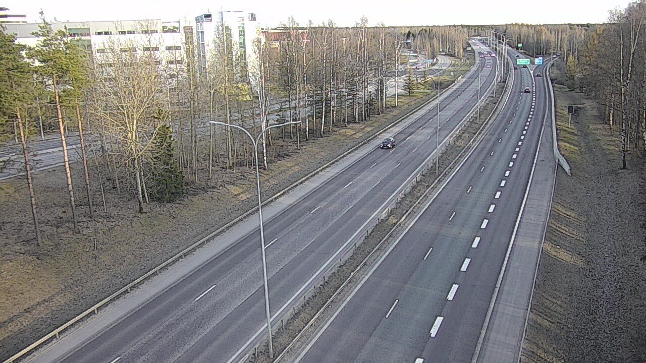 Weather Camera Image Väg 4 Uleåborg, Kontinkangas, Oulu, Pohjois-Pohjanmaa