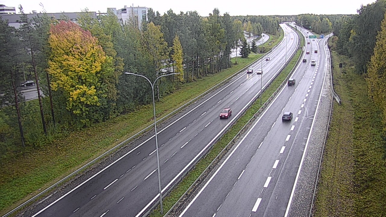 Weather Camera Image Road 4 Oulu, Kontinkangas, Oulu, Pohjois-Pohjanmaa