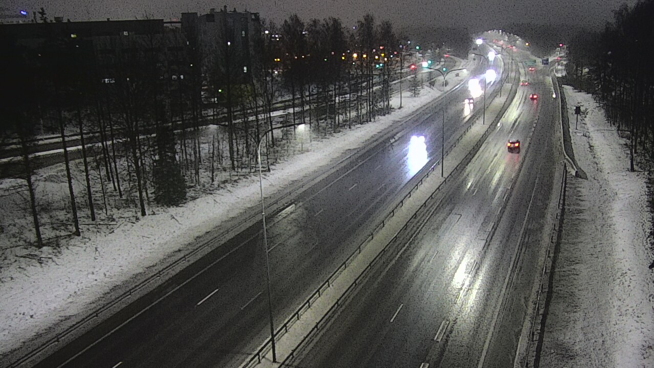 Weather Camera Image Road 4 Oulu, Kontinkangas, Oulu, Pohjois-Pohjanmaa