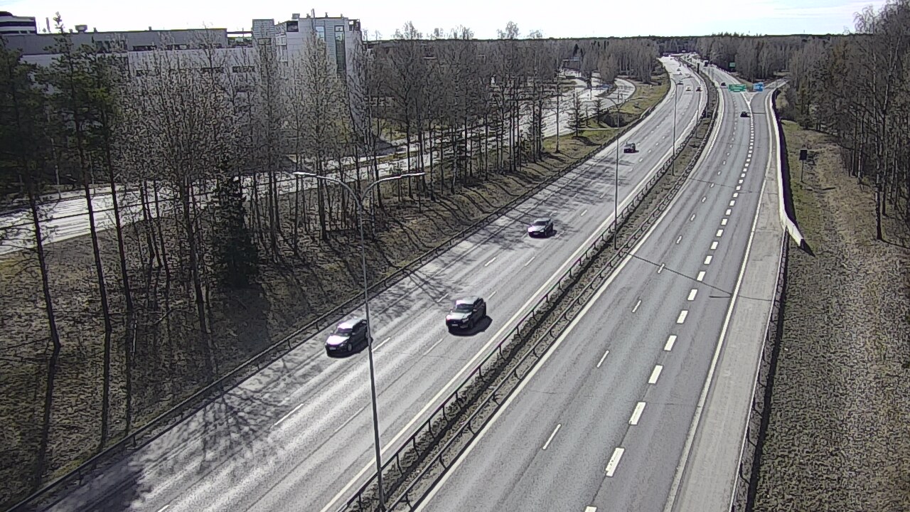 Weather Camera Image Road 4 Oulu, Kontinkangas, Oulu, Pohjois-Pohjanmaa