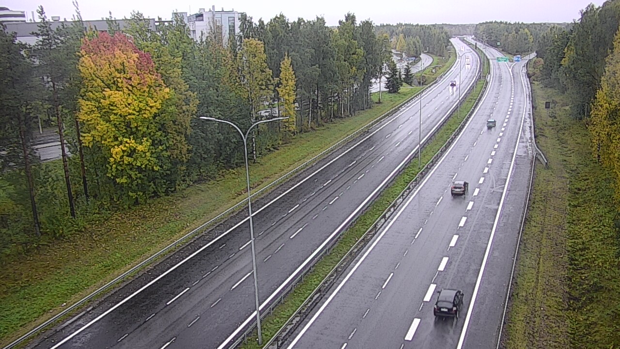 Weather Camera Image Väg 4 Uleåborg, Kontinkangas, Oulu, Pohjois-Pohjanmaa