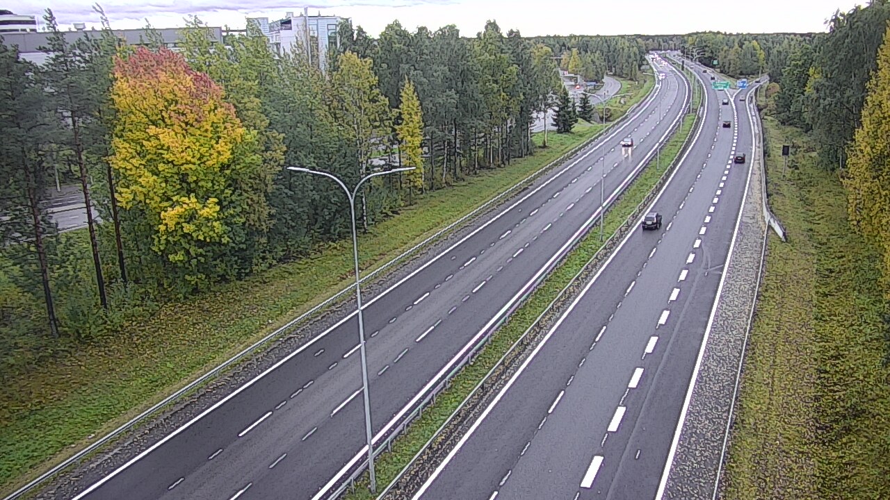 Weather Camera Image Road 4 Oulu, Kontinkangas, Oulu, Pohjois-Pohjanmaa
