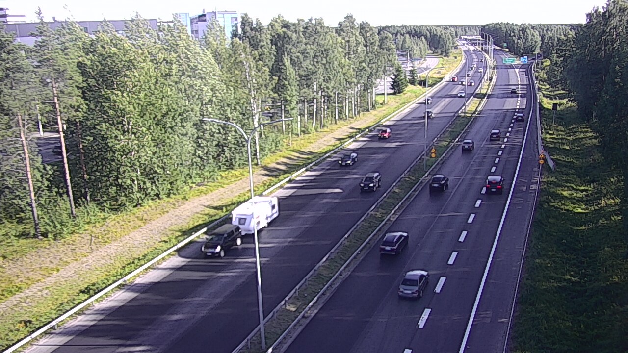 Kelikamerat Kuva Tie 4 Oulu, Kontinkangas, Oulu, Pohjois-Pohjanmaa