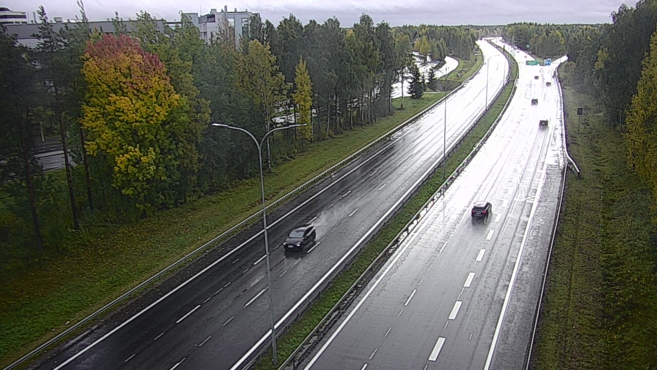 Weather Camera Image Road 4 Oulu, Kontinkangas, Oulu, Pohjois-Pohjanmaa