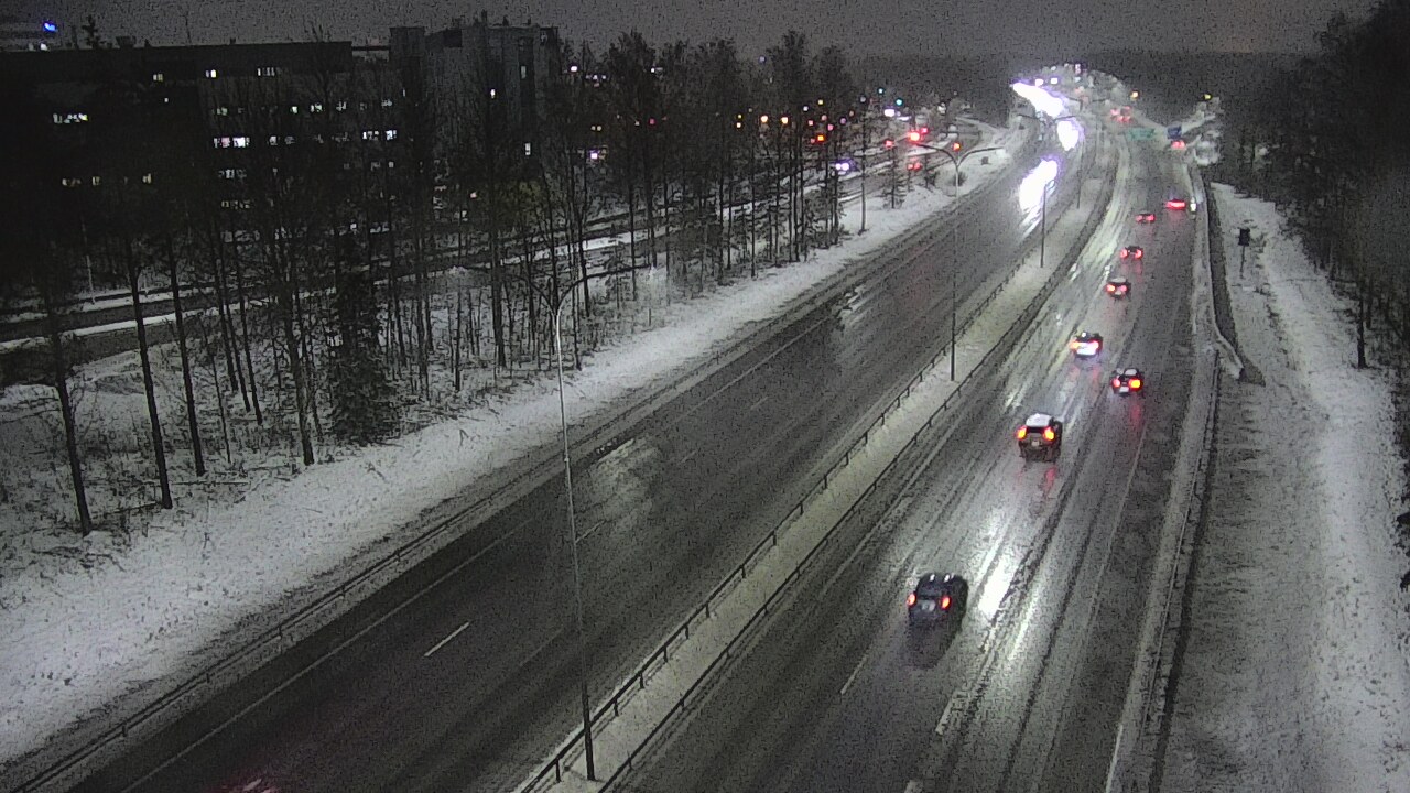 Weather Camera Image Road 4 Oulu, Kontinkangas, Oulu, Pohjois-Pohjanmaa