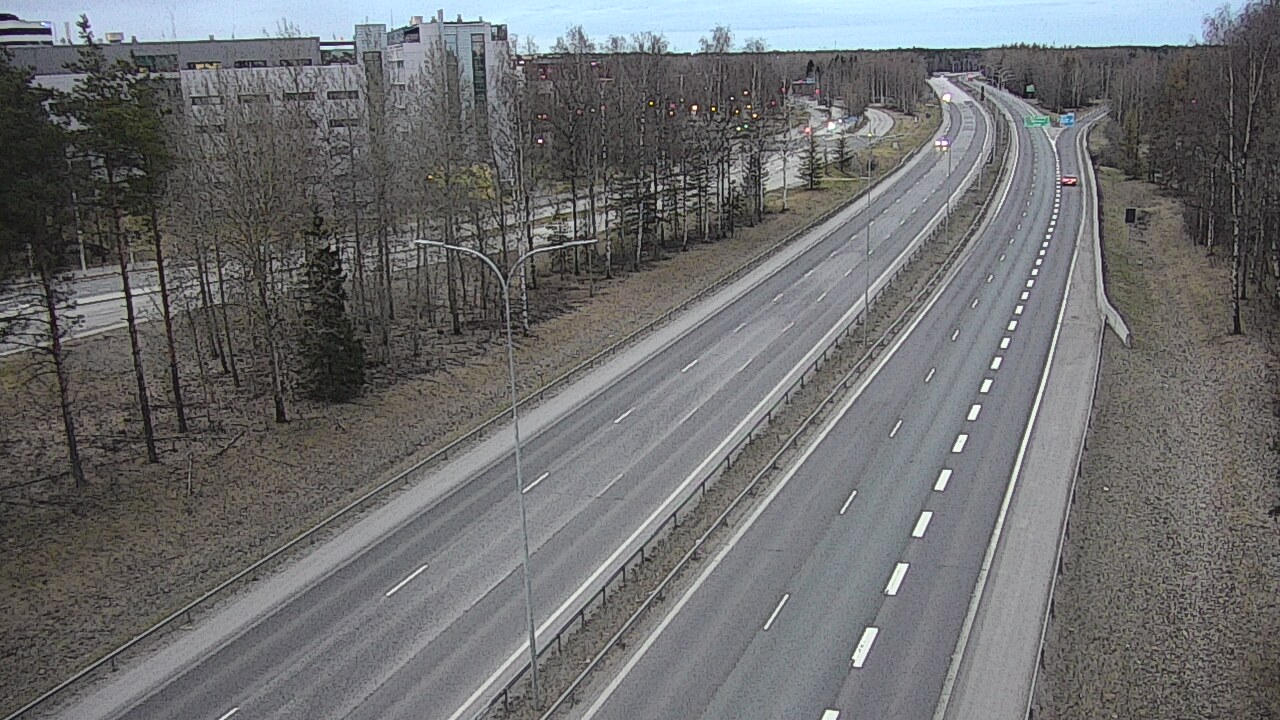 Weather Camera Image Road 4 Oulu, Kontinkangas, Oulu, Pohjois-Pohjanmaa