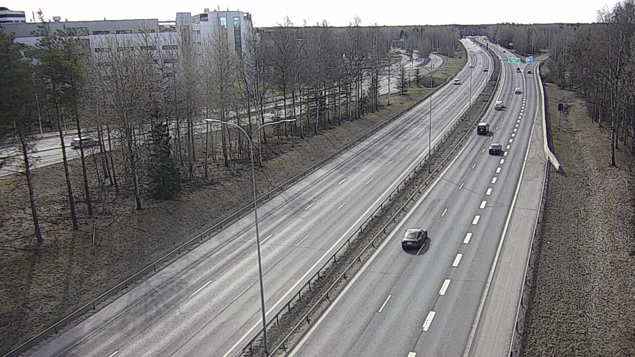 Weather Camera Image Väg 4 Uleåborg, Kontinkangas, Oulu, Pohjois-Pohjanmaa