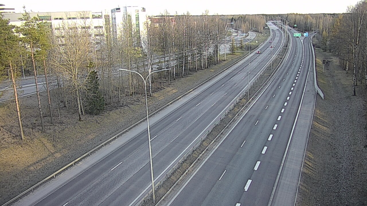 Weather Camera Image Väg 4 Uleåborg, Kontinkangas, Oulu, Pohjois-Pohjanmaa