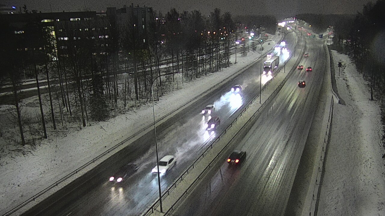 Weather Camera Image Road 4 Oulu, Kontinkangas, Oulu, Pohjois-Pohjanmaa