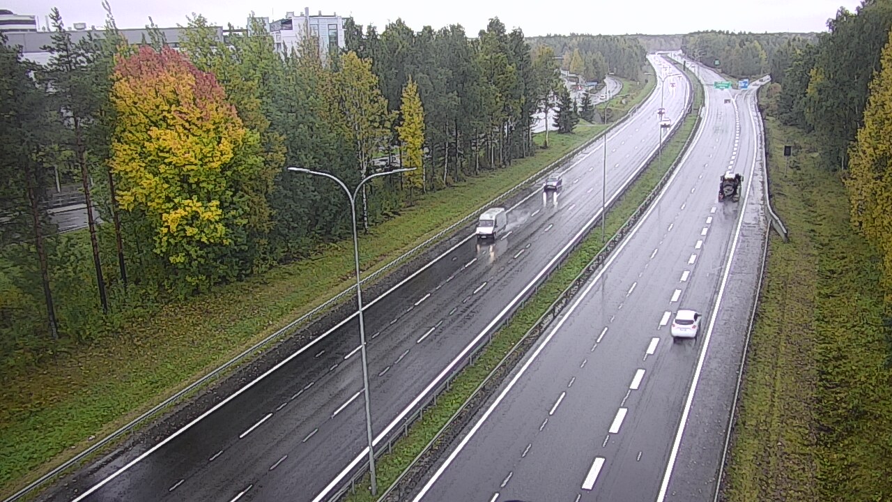 Weather Camera Image Road 4 Oulu, Kontinkangas, Oulu, Pohjois-Pohjanmaa