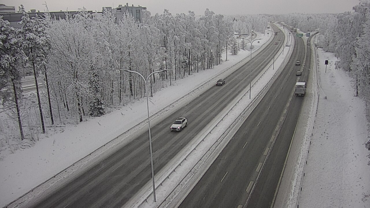 Weather Camera Image Road 4 Oulu, Kontinkangas, Oulu, Pohjois-Pohjanmaa