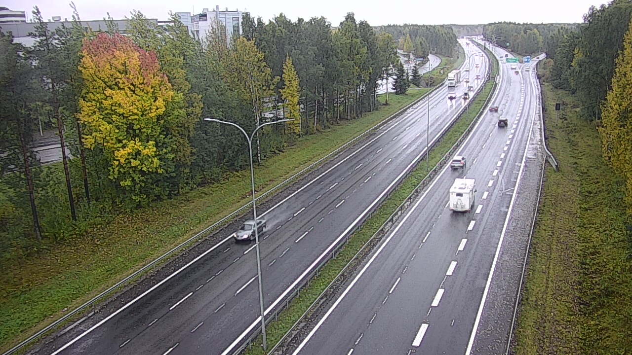Weather Camera Image Road 4 Oulu, Kontinkangas, Oulu, Pohjois-Pohjanmaa