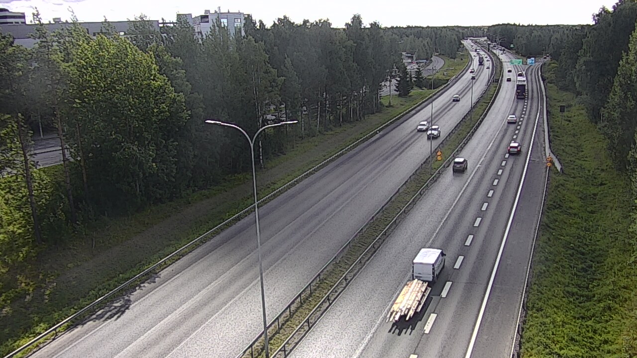 Kelikamerat Kuva Tie 4 Oulu, Kontinkangas, Oulu, Pohjois-Pohjanmaa