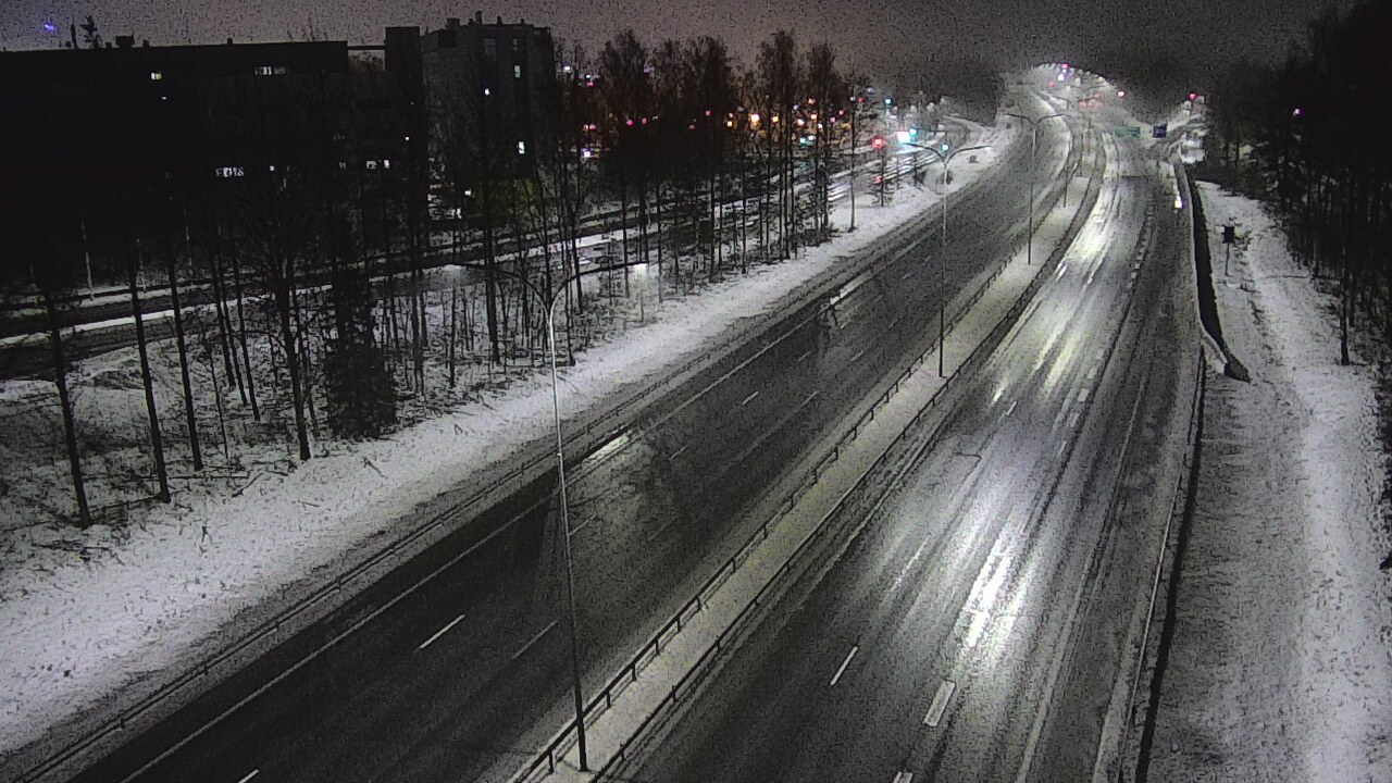 Weather Camera Image Road 4 Oulu, Kontinkangas, Oulu, Pohjois-Pohjanmaa