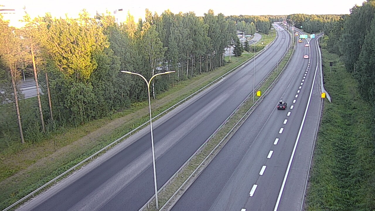 Kelikamerat Kuva Tie 4 Oulu, Kontinkangas, Oulu, Pohjois-Pohjanmaa