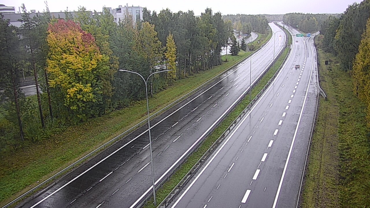 Weather Camera Image Väg 4 Uleåborg, Kontinkangas, Oulu, Pohjois-Pohjanmaa