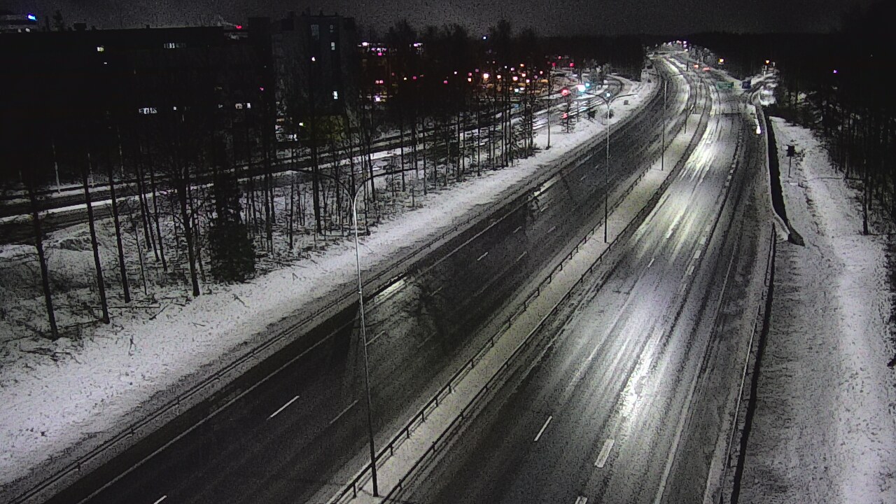 Weather Camera Image Road 4 Oulu, Kontinkangas, Oulu, Pohjois-Pohjanmaa