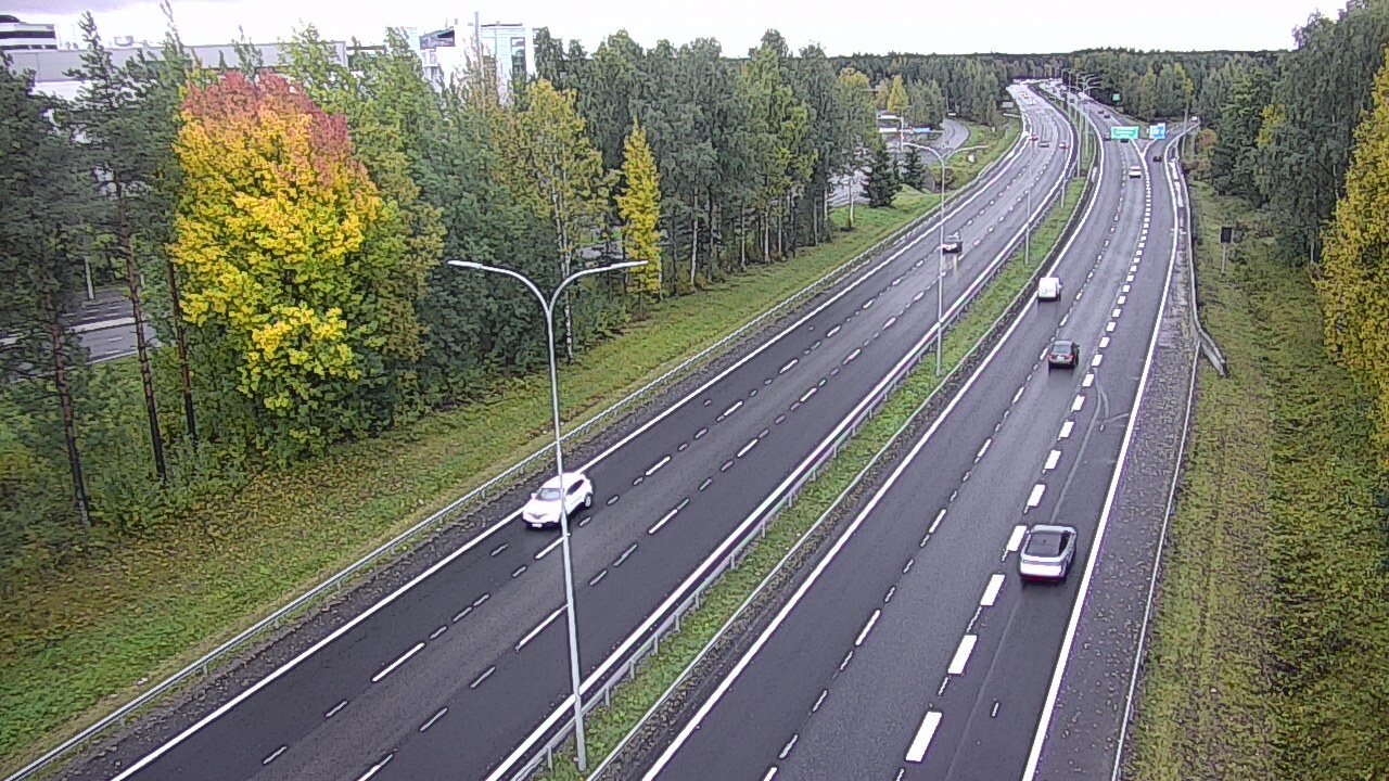 Weather Camera Image Road 4 Oulu, Kontinkangas, Oulu, Pohjois-Pohjanmaa