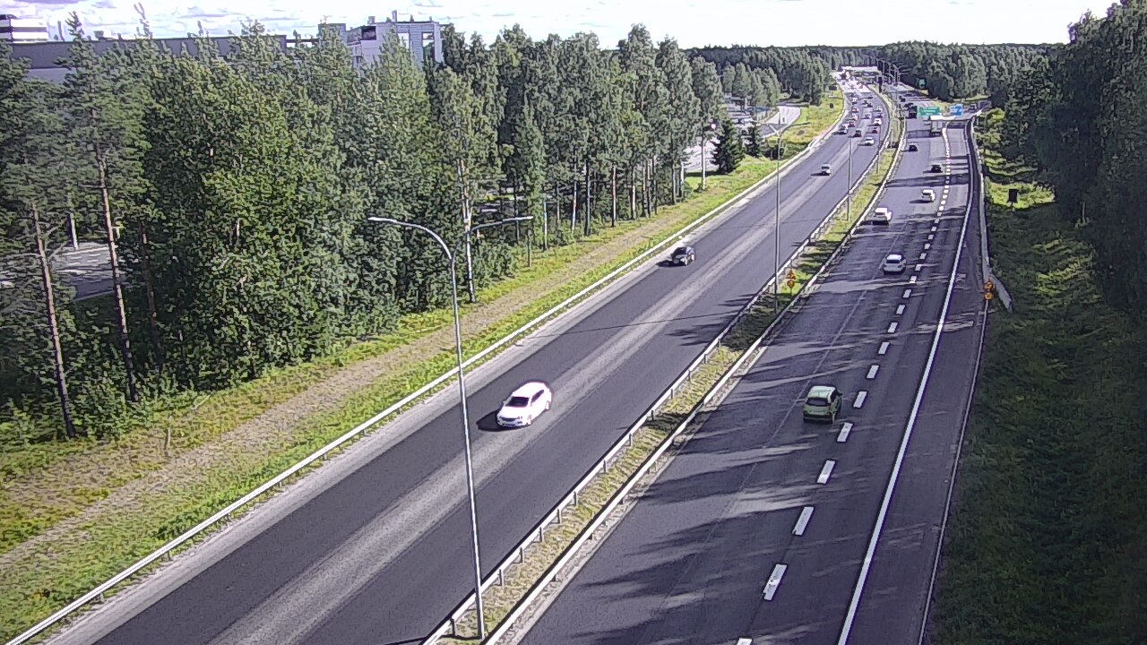 Kelikamerat Kuva Tie 4 Oulu, Kontinkangas, Oulu, Pohjois-Pohjanmaa