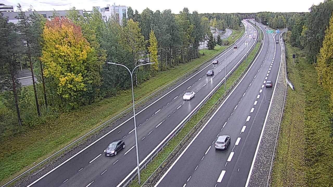 Weather Camera Image Road 4 Oulu, Kontinkangas, Oulu, Pohjois-Pohjanmaa